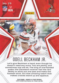 2020 Panini Rookies & Stars #19 Odell Beckham Jr. Back