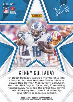 2020 Panini Rookies & Stars #64 Kenny Golladay Back