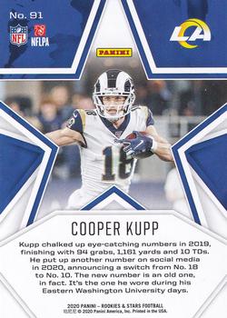 2020 Panini Rookies & Stars #91 Cooper Kupp Back