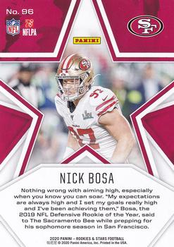 2020 Panini Rookies & Stars #96 Nick Bosa Back