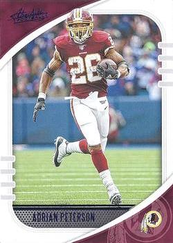 2020 Panini Absolute - Blue #6 Adrian Peterson Front