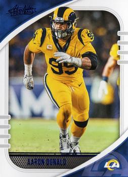 2020 Panini Absolute - Blue #61 Aaron Donald Front