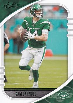 2020 Panini Absolute - Green #32 Sam Darnold Front