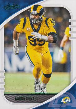 2020 Panini Absolute - Green #61 Aaron Donald Front