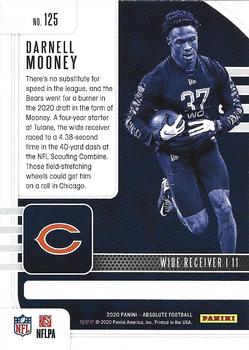2020 Panini Absolute - Green #125 Darnell Mooney Back