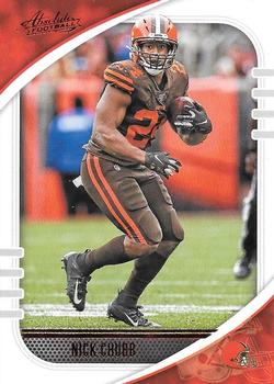 2020 Panini Absolute - Red #30 Nick Chubb Front