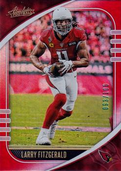 2020 Panini Absolute - Spectrum Red #23 Larry Fitzgerald Front
