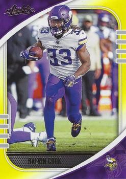 2020 Panini Absolute - Yellow #76 Dalvin Cook Front