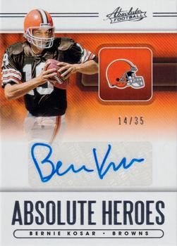 2020 Panini Absolute - Absolute Heroes Autographs #2 Bernie Kosar Front
