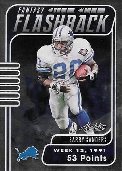 2020 Panini Absolute - Fantasy Flashback #FF-BS Barry Sanders Front