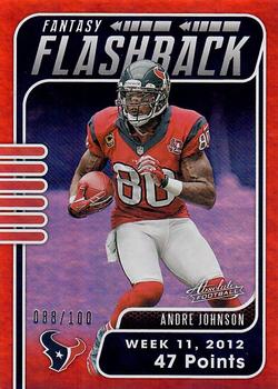 2020 Panini Absolute - Fantasy Flashback Spectrum Red #FF-AJ Andre Johnson Front