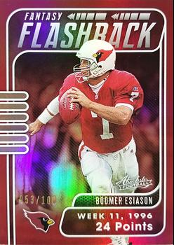 2020 Panini Absolute - Fantasy Flashback Spectrum Red #FF-BE Boomer Esiason Front
