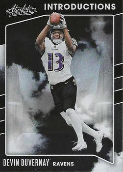 2020 Panini Absolute - Introductions #I-DD Devin Duvernay Front