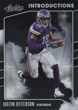2020 Panini Absolute - Introductions #I-JUJ Justin Jefferson Front