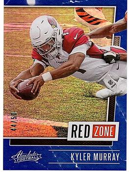 2020 Panini Absolute - Red Zone Spectrum Blue #RZ-KM Kyler Murray Front