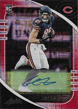 2020 Panini Absolute - Signature Rookies Red Squares #119 Cole Kmet Front