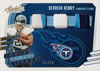 2020 Panini Absolute - Tools of the Trade Triple Prime #TTT-3 Derrick Henry Front