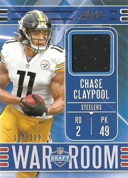 2020 Panini Absolute - War Room Materials #WM-9 Chase Claypool Front