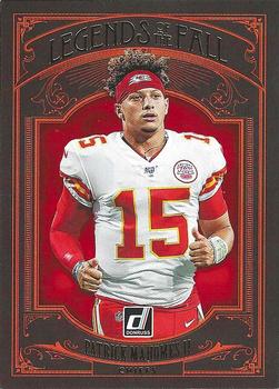 2020 Donruss - Legends of the Fall Red #LF-PMH Patrick Mahomes II Front