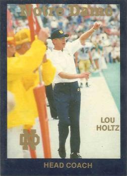 1988 Notre Dame Fighting Irish #2 Lou Holtz Front