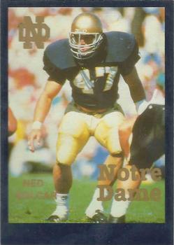 1988 Notre Dame Fighting Irish #5 Ned Bolcar Front