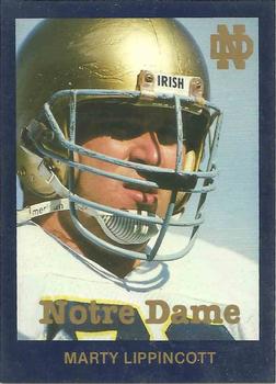 1988 Notre Dame Fighting Irish #18 Marty Lippincott Front