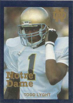 1988 Notre Dame Fighting Irish #52 Todd Lyght Front
