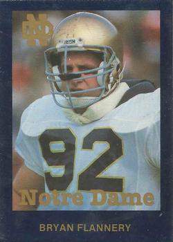 1988 Notre Dame Fighting Irish #56 Bryan Flannery Front