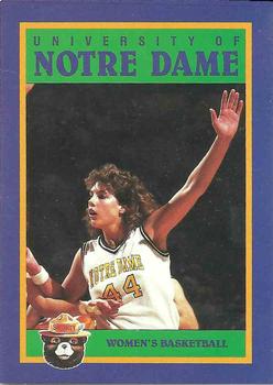 1988 Notre Dame Fighting Irish Smokey #NNO Women's Basketball Front