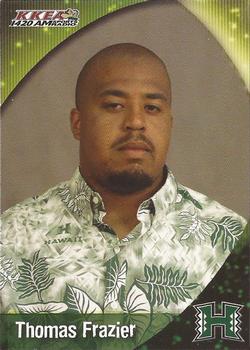 2004 KKEA Hawaii Warriors #NNO Thomas Frazier Front