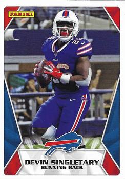 2020 Panini Sticker & Card Collection - Cards #61 Devin Singletary Front