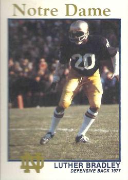 1989 Notre Dame Fighting Irish: 1964-87 #7 Luther Bradley Front