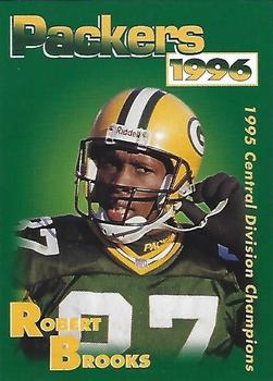 1996 Green Bay Packers Police - Sheboygan Police Department and Police Benevolent #2 Robert Brooks Front