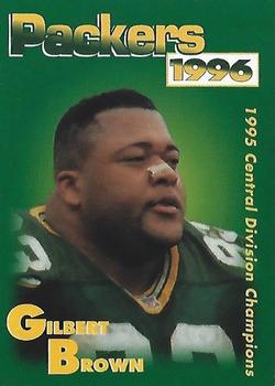 1996 Green Bay Packers Police - Sheboygan Police Department and Police Benevolent #3 Gilbert Brown Front