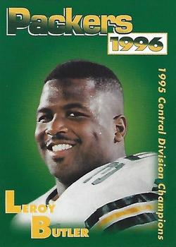 1996 Green Bay Packers Police - Sheboygan Police Department and Police Benevolent #4 LeRoy Butler Front