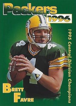1996 Green Bay Packers Police - Sheboygan Police Department and Police Benevolent #8 Brett Favre Front