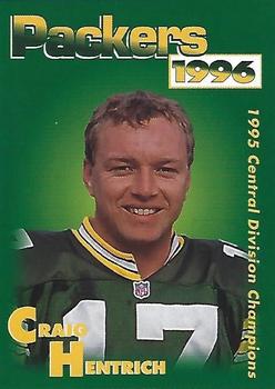 1996 Green Bay Packers Police - Sheboygan Police Department and Police Benevolent #10 Craig Hentrich Front