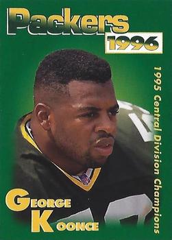 1996 Green Bay Packers Police - Sheboygan Police Department and Police Benevolent #13 George Koonce Front