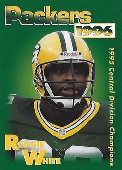 1996 Green Bay Packers Police - Sheboygan Police Department and Police Benevolent #18 Reggie White Front