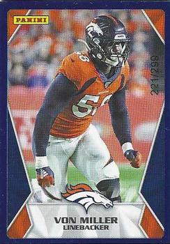 2020 Panini Sticker & Card Collection - Cards Blue #7 Von Miller Front