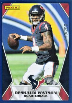 2020 Panini Sticker & Card Collection - Cards Blue #38 Deshaun Watson Front