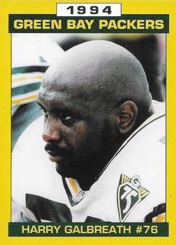 1994 Green Bay Packers Police - Shawano County Sheriffs Department #12 Harry Galbreath Front