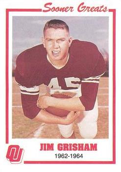 1988 Oklahoma Sooners Greats #8 Jim Grisham Front