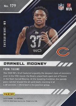 2020 Panini XR - Teal #179 Darnell Mooney Back