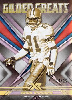2020 Panini XR - Gilded Greats White #3 Deion Sanders Front
