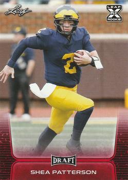 2020 Leaf Draft - Red #54 Shea Patterson Front