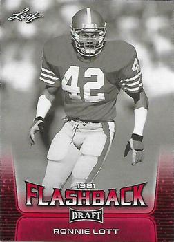 2020 Leaf Draft - Red #97 Ronnie Lott Front