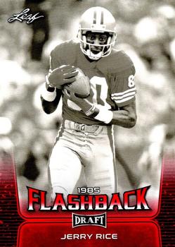 2020 Leaf Draft - Red #99 Jerry Rice Front