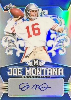 2020 Leaf Metal Joe Montana Collection - Blue #JMC-08 Joe Montana Front