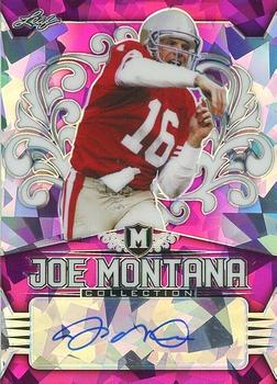 2020 Leaf Metal Joe Montana Collection - Crystal Pink #JMC-15 Joe Montana Front